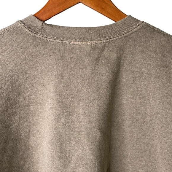 BDG Urban Outfitter Cropped Drawstring Crewneck Sweater Sweatshirt Top Neutral - Picture 8 of 15